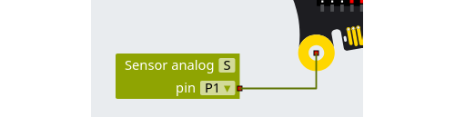 Konfiguration: Der Pin P1 wird als analoger Eingang eingestellt. pinfunktionen-analog-read-orl-konf