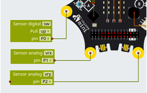 Konfiguration der Pins des Joysticks. orl-conf-joystick