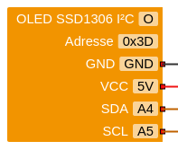SSD1306 in der Roboterkonfiguration